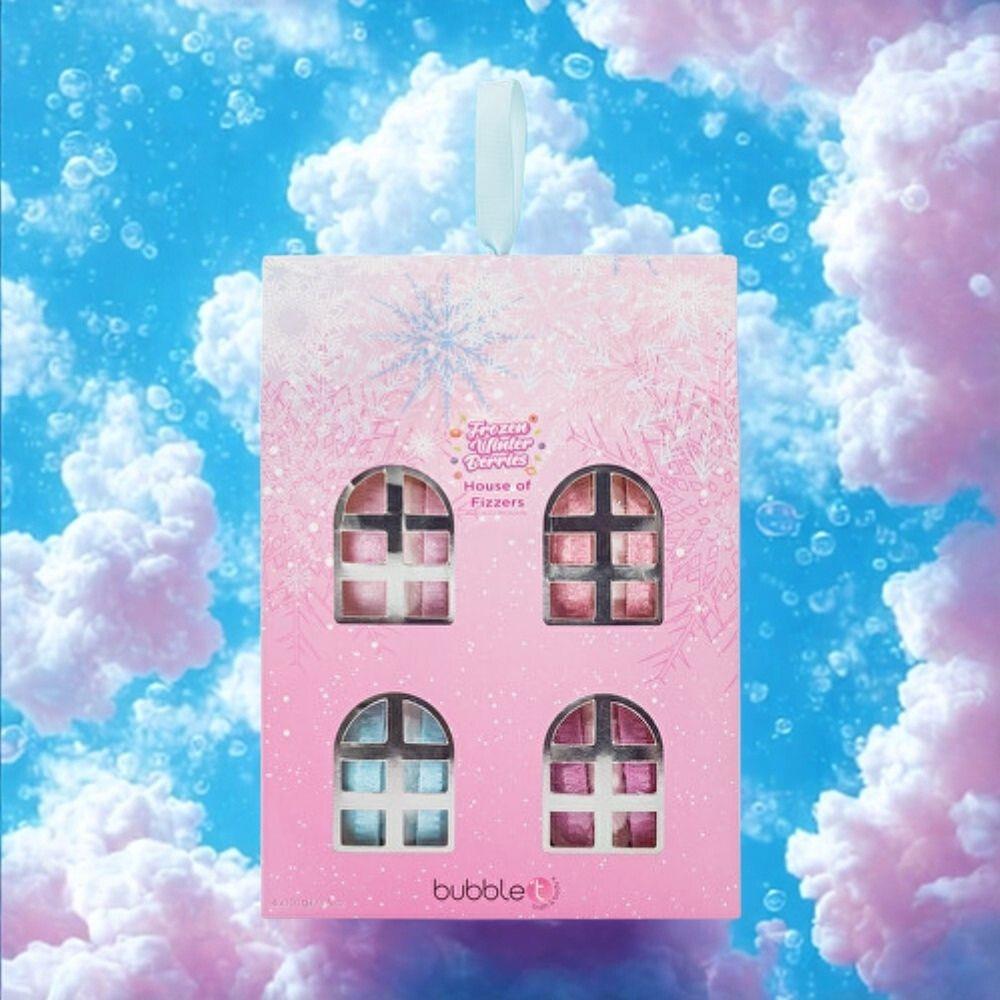 Bubble T Frozen Winter House of Fizzers 4 x 100 gr Banyo Topu Seti