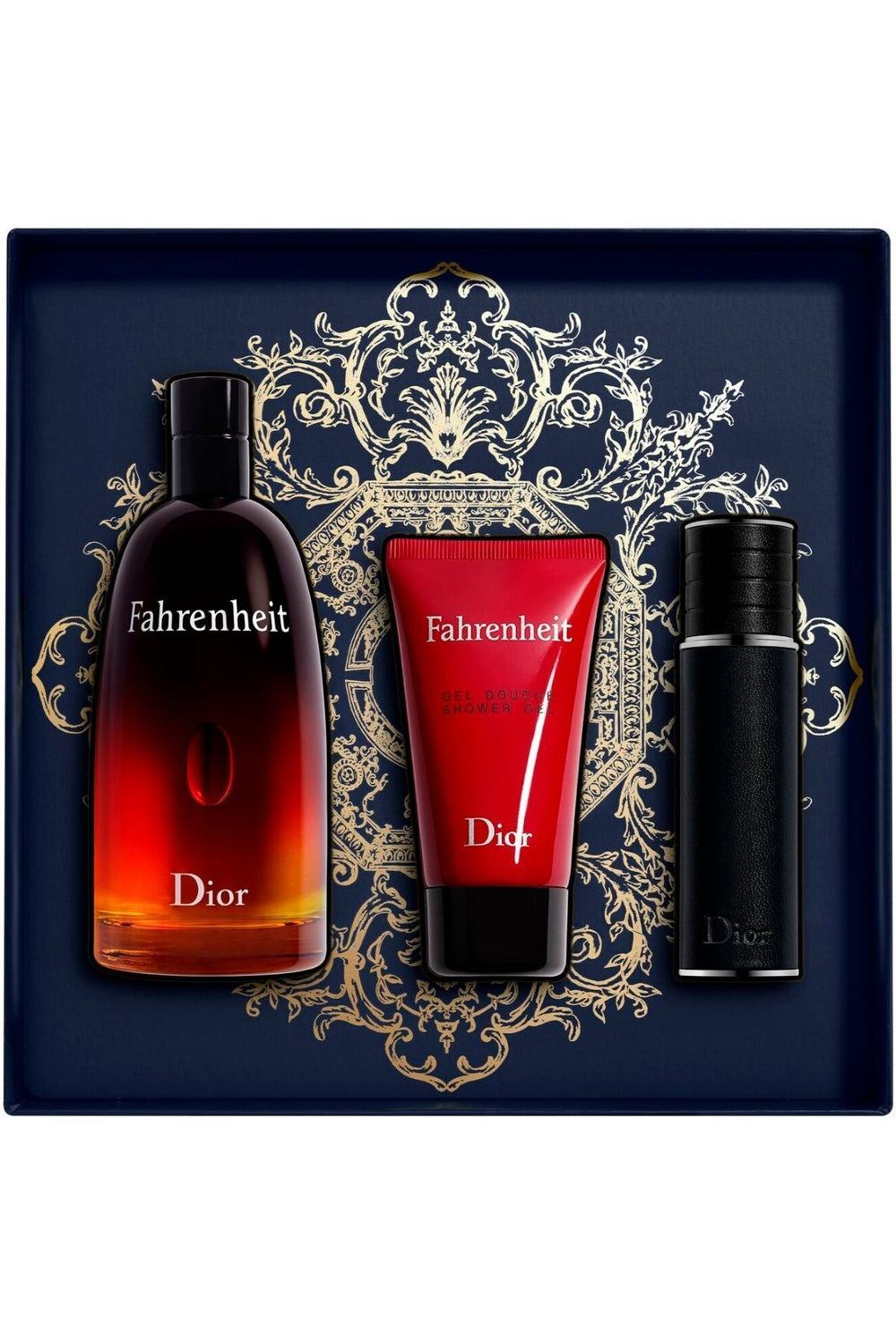 Christian Dior Fahrenheit Edt 100 ml + Shower Gel 50 ml + Seyahat Sprey EDT 10 ml Erkek Parfüm Seti