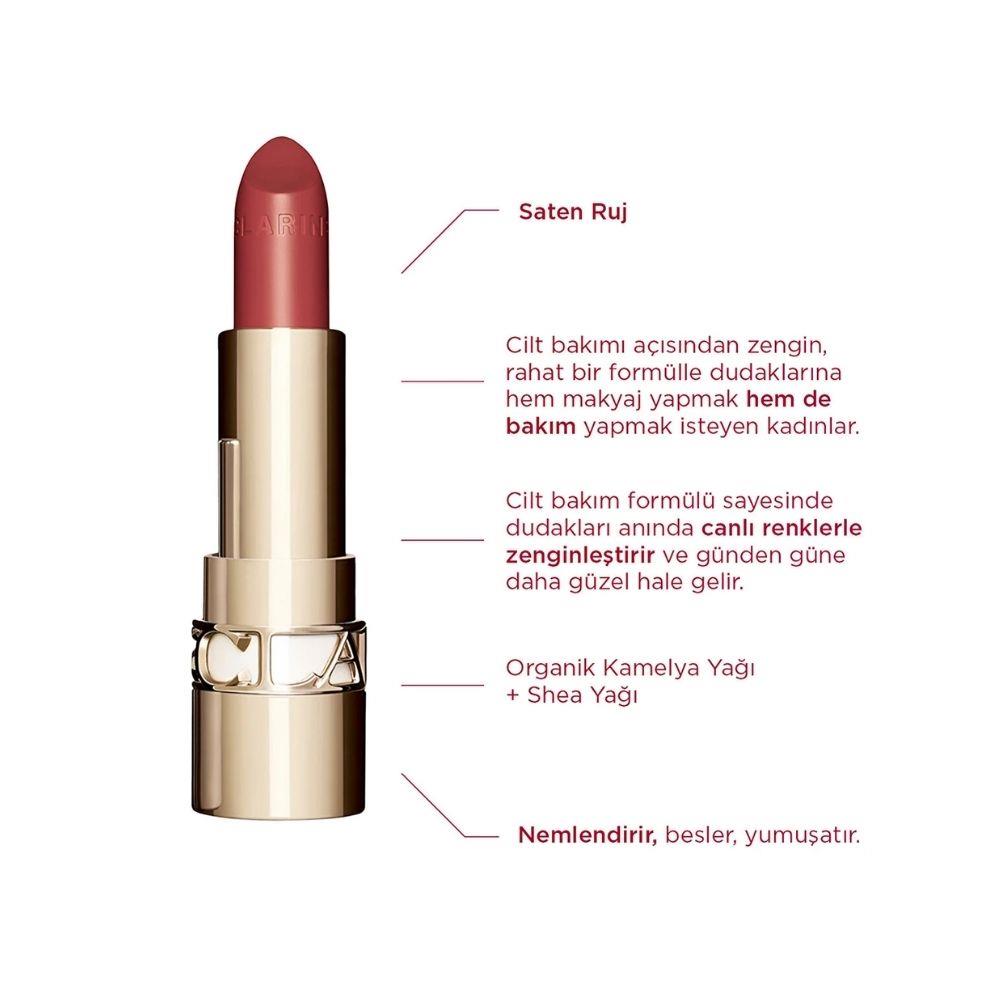Clarins Joli Rouge 752 Rosewood Ruj