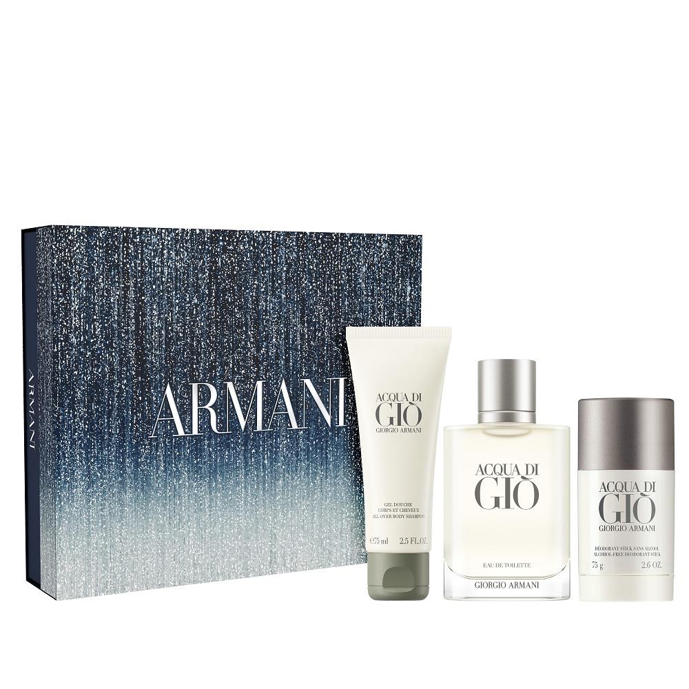 Giorgio Armani Acqua Di Gio EDT 100 ml + Shower Gel 75 ml + Deostick 75 ml Erkek Parfüm Seti