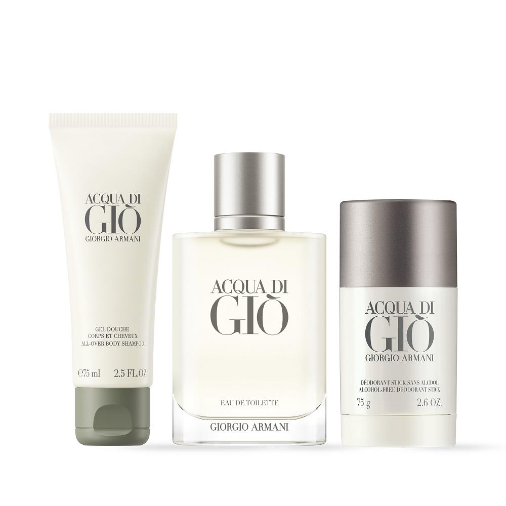 Giorgio Armani Acqua Di Gio EDT 100 ml + Shower Gel 75 ml + Deostick 75 ml Erkek Parfüm Seti