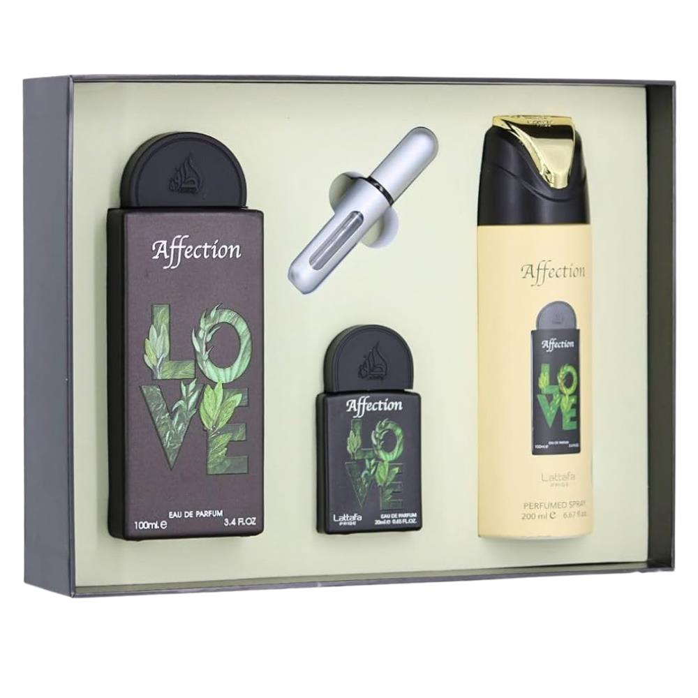 Lattafa Pride Affection EDP 100 ml + EDP 20 ml + Deodorant 200 ml Unisex Parfüm Seti