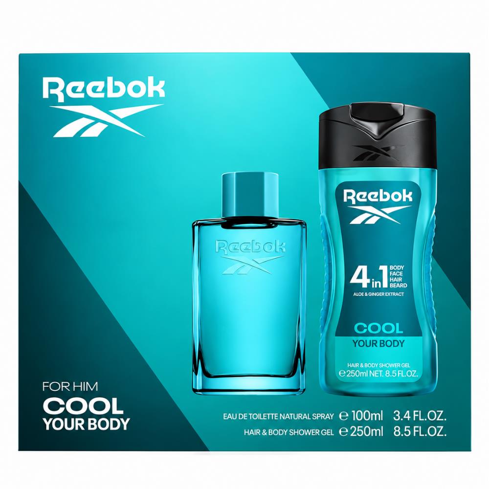 Reebok Cool EDT 100 ml + Shower Gel 250 ml Erkek Parfüm Seti