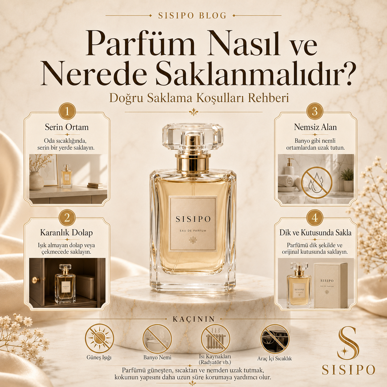 Parfüm Nasıl ve Nerede Saklanmalıdır?