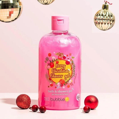 Bubble T Berry Christmas Bath &amp; Shower Gel 500 ml Duş Jeli