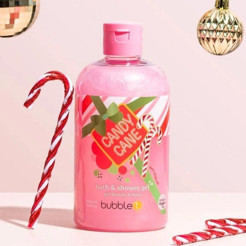 Bubble T Candy Cane Bath &amp; Shower Gel 500 ml Duş Jeli
