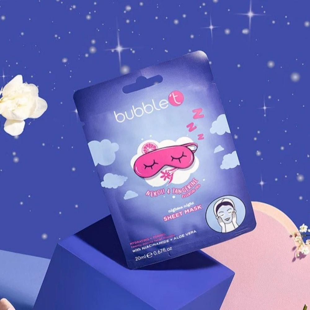 Bubble T Neroli &amp; Tangerine Sheet Masks 20 ml Yüz Maskesi