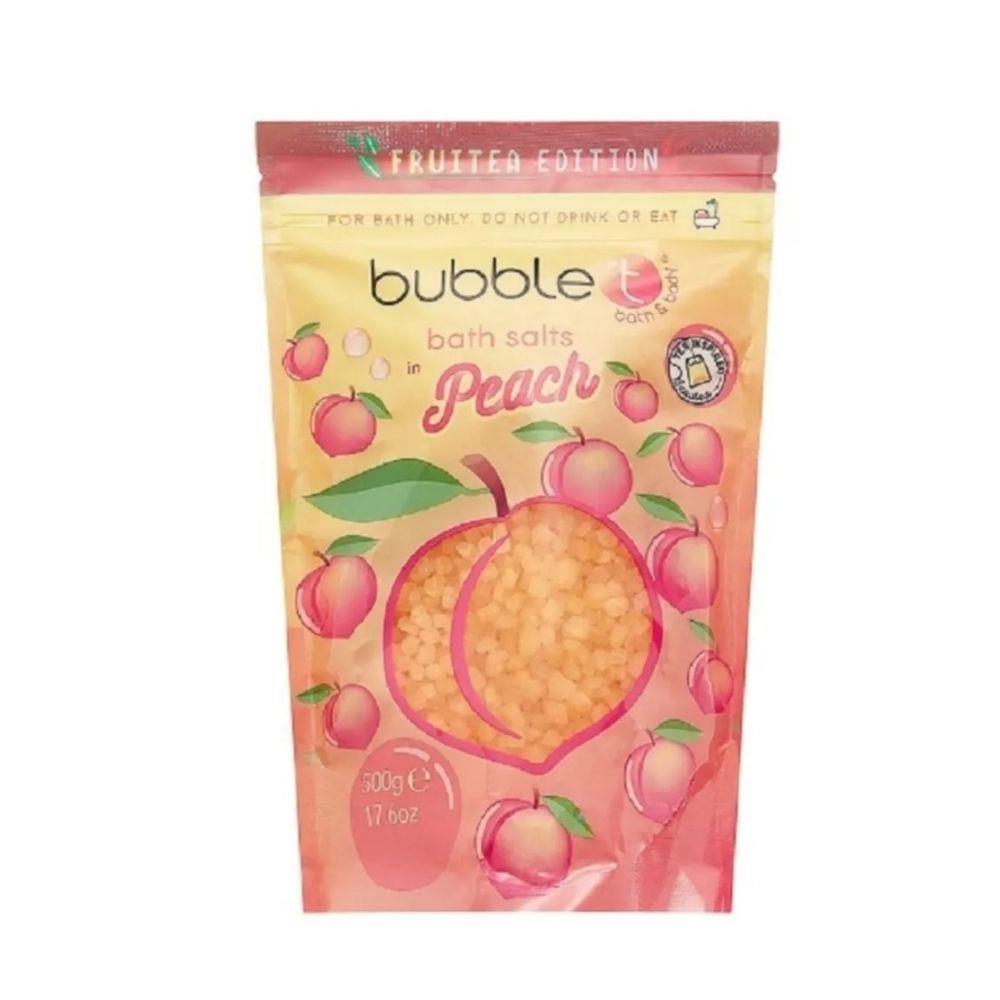 Bubble T Peach Bath Salt 500 gr Banyo Tuzu