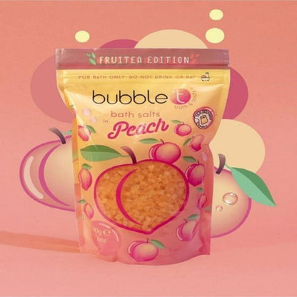 Bubble T Peach Bath Salt 500 gr Banyo Tuzu