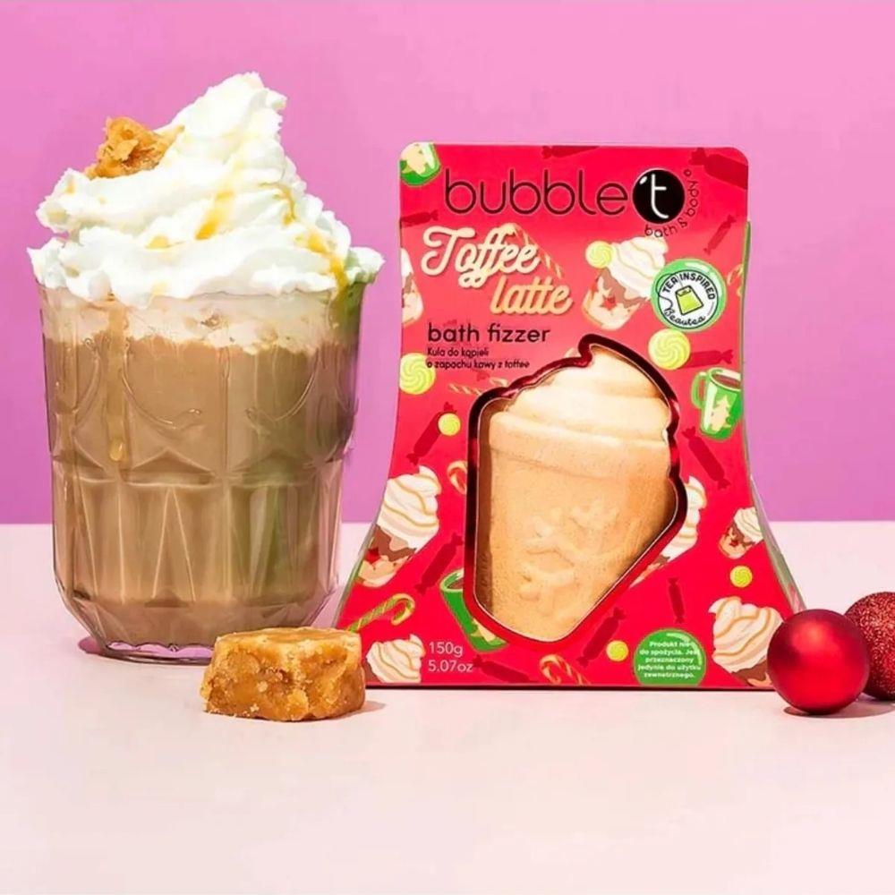 Bubble T Toffee Latte Bath Fizzer 150 gr Banyo Topu