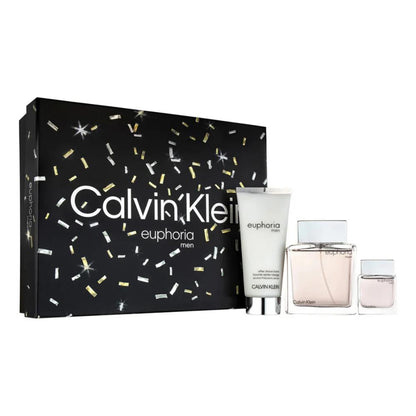 Calvin Klein Euphoria EDT 100 ml + EDT 15 ml+ After Shave 100 ml Erkek Parfüm Seti