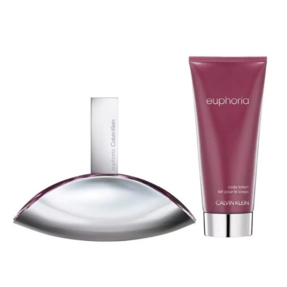Calvin Klein Euphoria Edp 100 ml + Body Lotion 100 ml Kadın Parfüm Seti