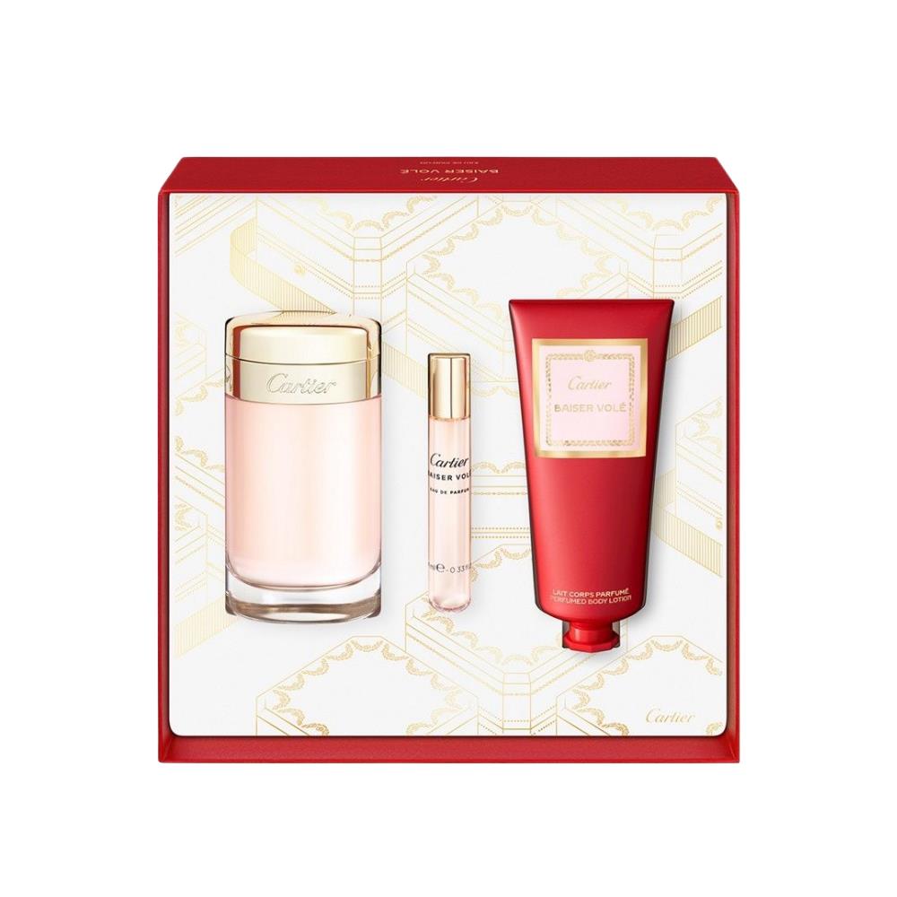 Cartier Baiser Vole EDP 100 ml + EDP 10 ml + 100 ml Body Lotion Kadın Parfüm Seti
