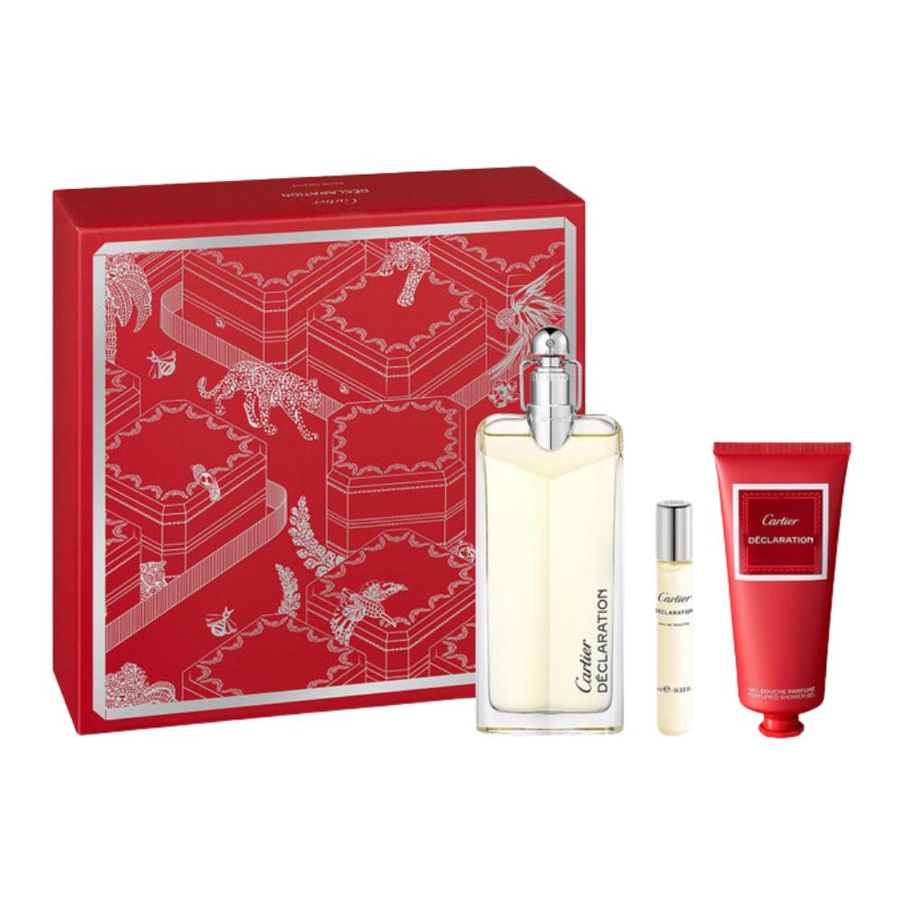 Cartier Declaration EDT 100 ml + EDT 10 ml + 100 ml Shower Gel Erkek Parfüm Seti