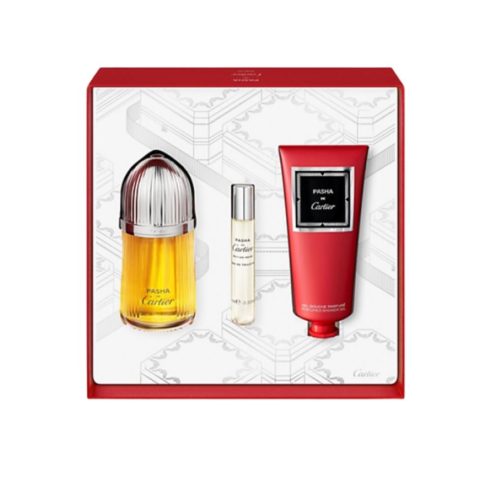 Cartier Pasha EDP 100 ml + EDT 10 ml + 100 ml Body Lotion Erkek Parfüm Seti