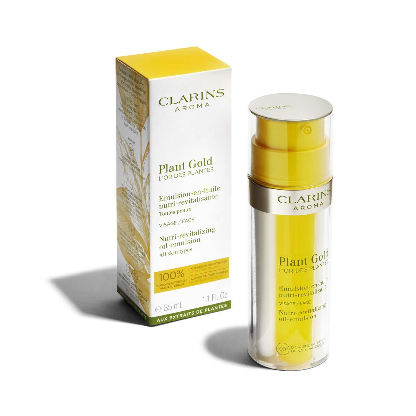 Clarins Plant Gold Nutri-Revitalizing Oil-Emulsion 35 ml Nemlendirici Yağ Emülsiyonu