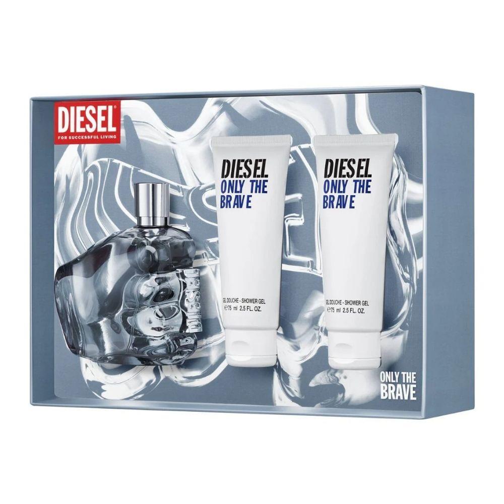 Diesel Only The Brave EDT 125 ml + 2x75 ml Duş Jeli Erkek Parfüm Seti
