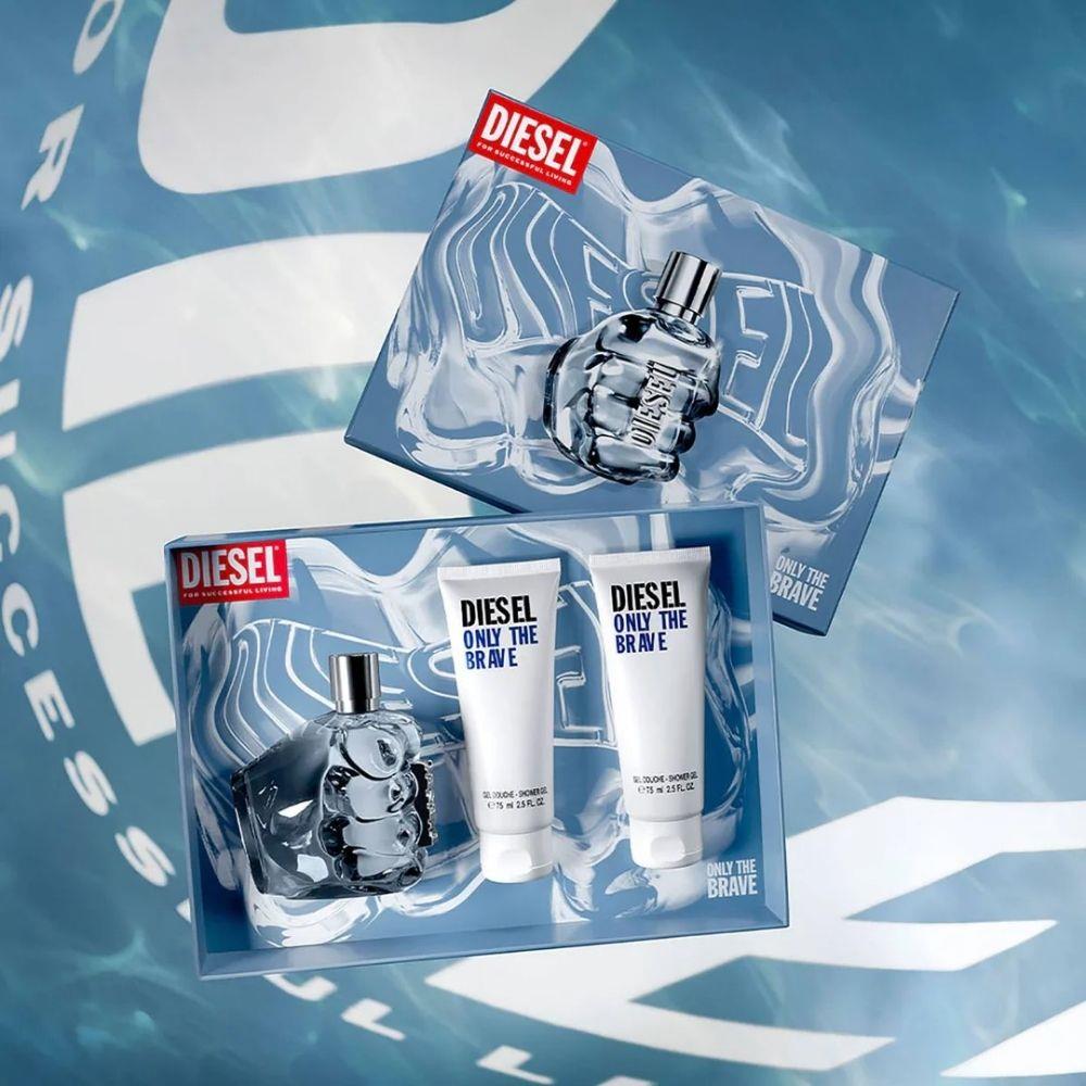 Diesel Only The Brave EDT 125 ml + 2x75 ml Duş Jeli Erkek Parfüm Seti