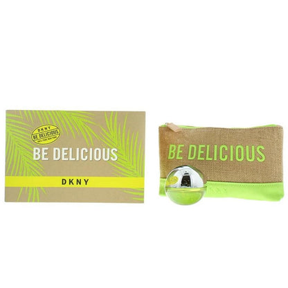 DKNY Be Delicious EDP 30 ml + Makyaj Çantası Kadın Parfüm Seti