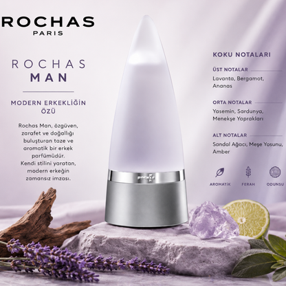 Rochas Man EDT 100 ml Erkek Parfüm