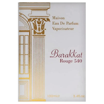 Fragrance World Barakkat Rouge 540 EDP 100 ml Unisex Parfüm