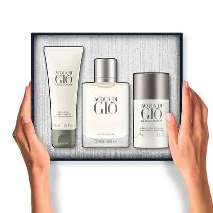 Giorgio Armani Acqua Di Gio EDT 100 ml + Shower Gel 75 ml + Deostick 75 ml Erkek Parfüm Seti
