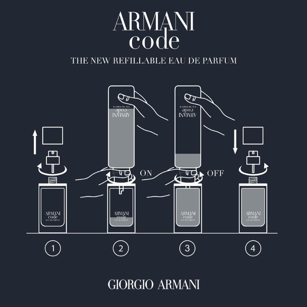 Giorgio Armani Code EDP 75 ml Refillable Erkek Parfümü