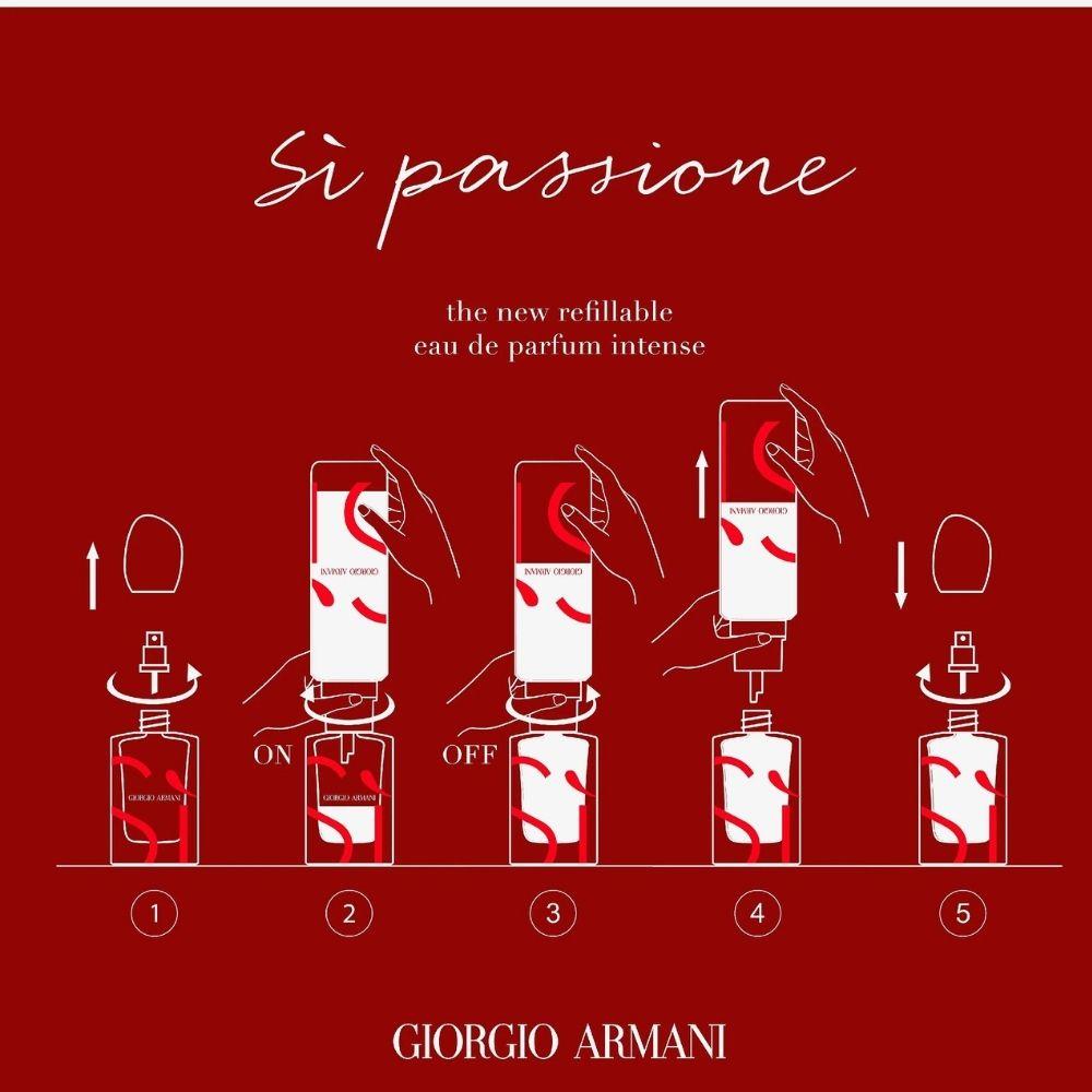 Giorgio Armani Si Passione EDP 100 ml Refill Kadın Parfümü