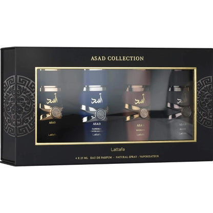 Lattafa Asad Collection 4 x 25 ml EDP Erkek Parfüm Seti