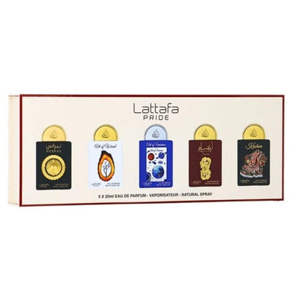 Lattafa Pride 5 x 20 ml EDP Gift Set Box 03 Unisex Parfüm Seti