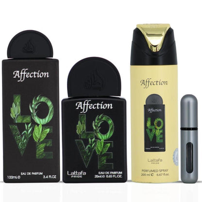 Lattafa Pride Affection EDP 100 ml + EDP 20 ml +  Deodorant 200 ml Unisex Parfüm Seti