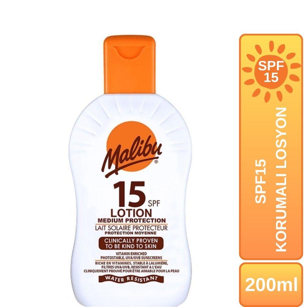Malibu Güneş Koruyucu Losyon SPF15 200ml