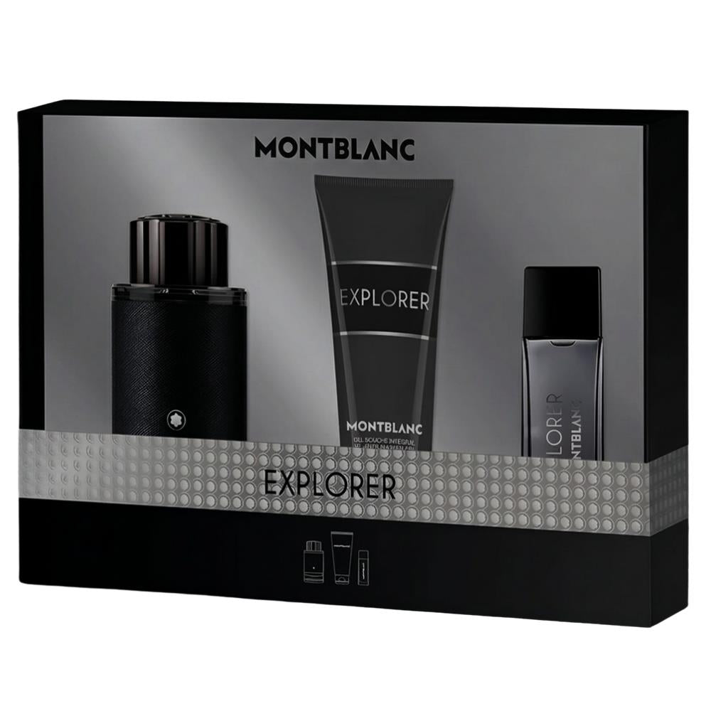 Mont Blanc Explorer EDP 100 ml + EDP 15 ml + 100 ml Shower Gel Erkek Parfüm Seti