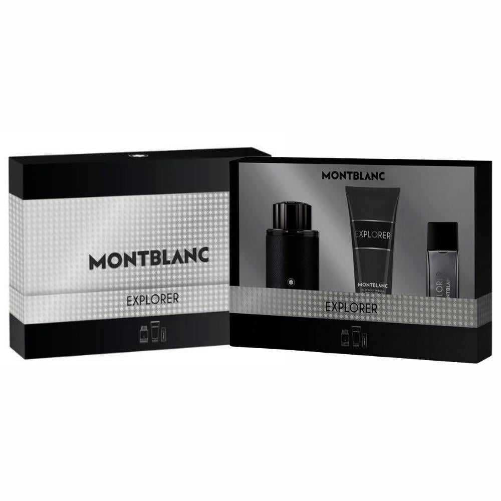 Mont Blanc Explorer EDP 100 ml + EDP 15 ml + 100 ml Shower Gel Erkek Parfüm Seti