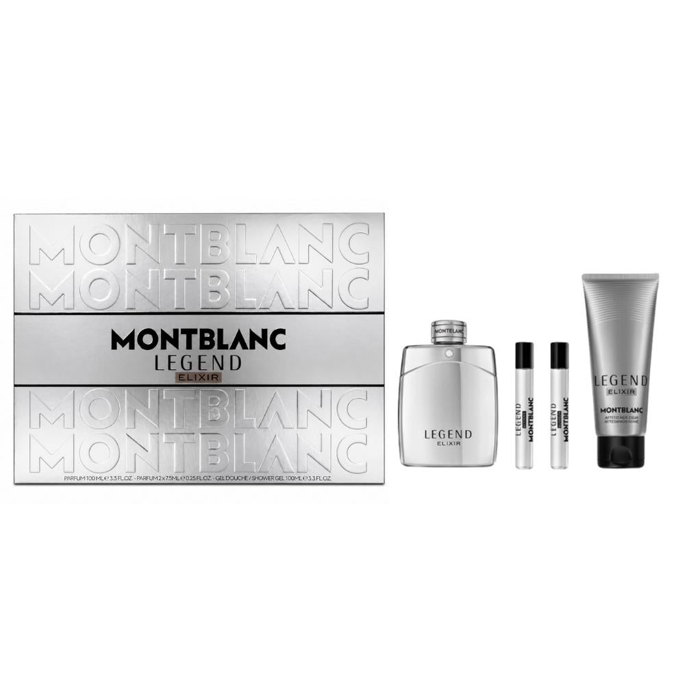 Mont Blanc Legend Elixir Parfüm 100 ml + Shower Gel 100 ml + 2x 7,5 ml Erkek Parfüm Seti