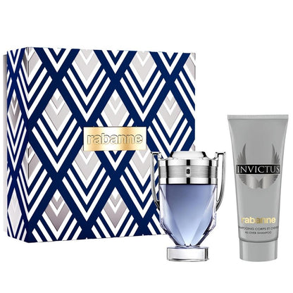 Paco Rabanne Invictus EDT 100 ml + All Over Shampoo 100 ml Erkek Parfüm Seti