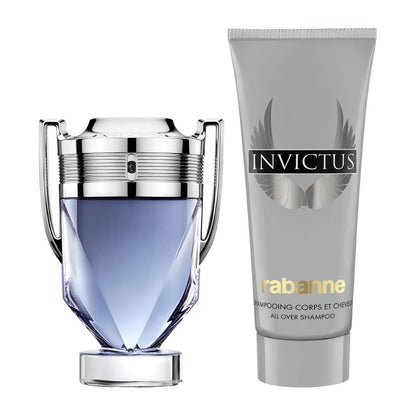 Paco Rabanne Invictus EDT 100 ml + All Over Shampoo 100 ml Erkek Parfüm Seti