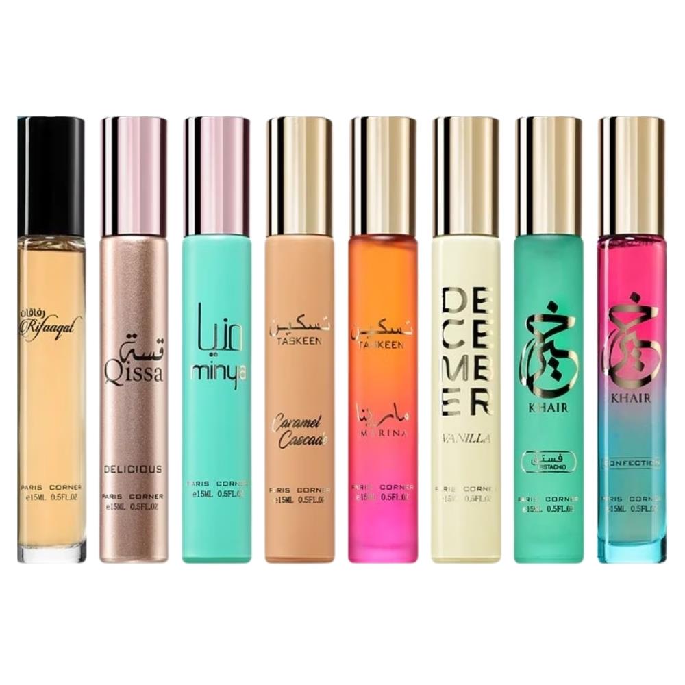 Paris Corner Discover Your Fragrance Set 8 x 15 ml EDP Unisex Parfüm Seti