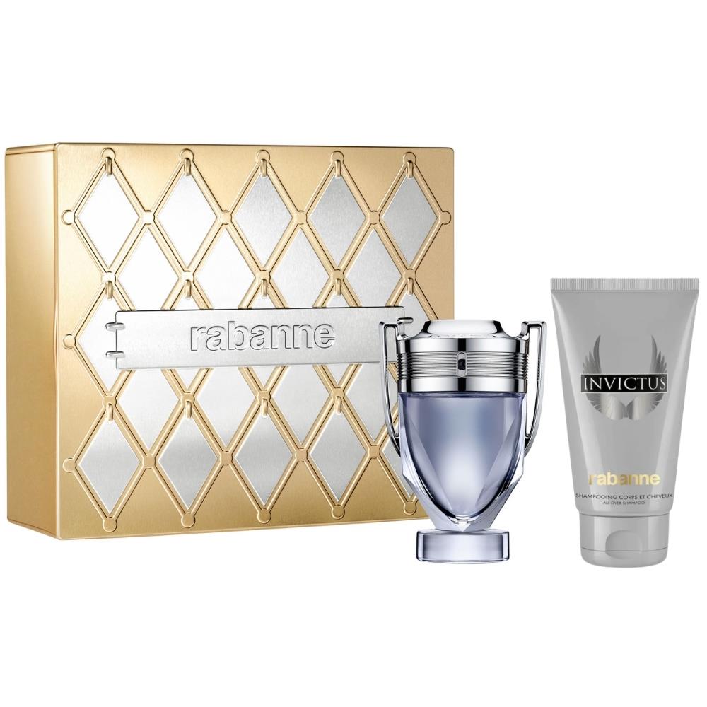 Rabanne Invictus EDT 100 ml + Shower Gel 100 ml Erkek Parfüm Seti