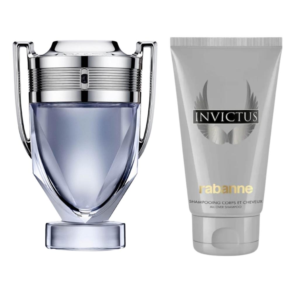 Rabanne Invictus EDT 100 ml + Shower Gel 100 ml Erkek Parfüm Seti