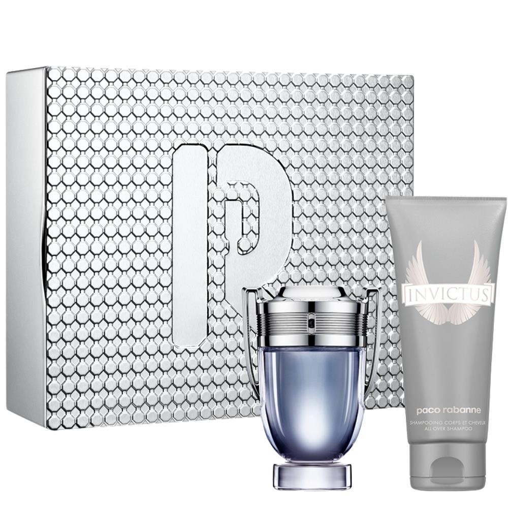 Rabanne Invictus EDT 100 ml + Shower Gel 100 ml Erkek Parfüm Seti