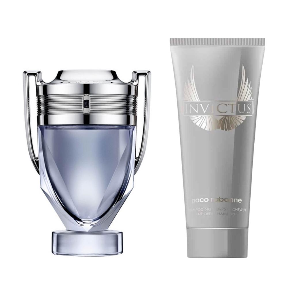 Rabanne Invictus EDT 100 ml + Shower Gel 100 ml Erkek Parfüm Seti