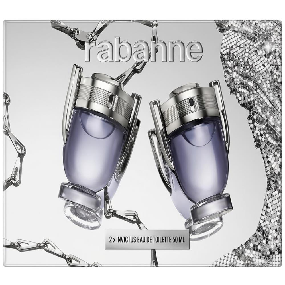 Rabanne Invictus EDT 2 x 50 ml Erkek Parfüm Seti