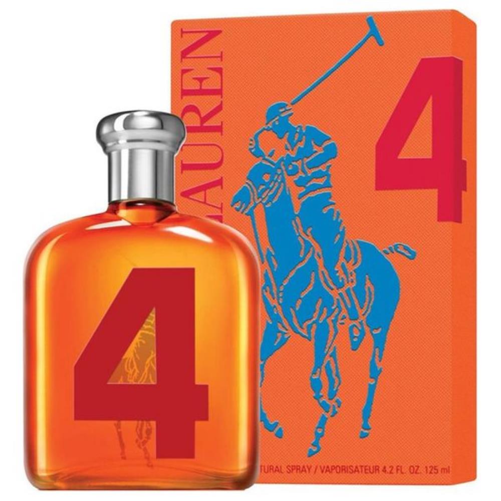Ralph Lauren Polo Big Pony No.4 Orange For Men EDT 125 ml Erkek Parfümü