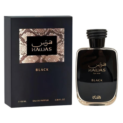 Rasasi Hawas For Him Black EDP 100 ml Erkek Parfümü