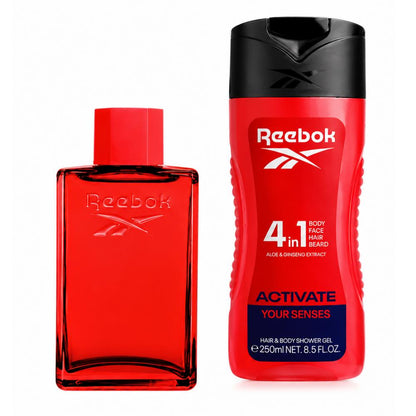 Reebok Activate EDT 100 ml + Shower Gel 250 ml Erkek Parfüm Seti