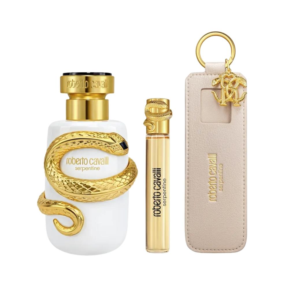 Roberto Cavalli Serpentine Parfum 100 ml + 15 ml + Charm Kılıf Kadın Parfüm Seti