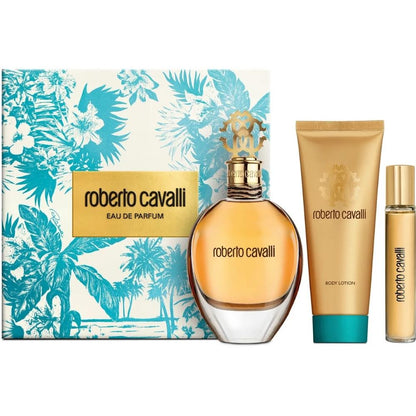 Roberto Cavalli Signature EDP 75 ml + EDP 15 ml +100 ml Body Lotion Kadın Parfüm Seti