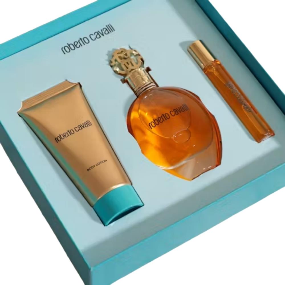 Roberto Cavalli Signature EDP 75 ml + EDP 15 ml +100 ml Body Lotion Kadın Parfüm Seti
