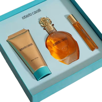 Roberto Cavalli Signature EDP 75 ml + EDP 15 ml +100 ml Body Lotion Kadın Parfüm Seti